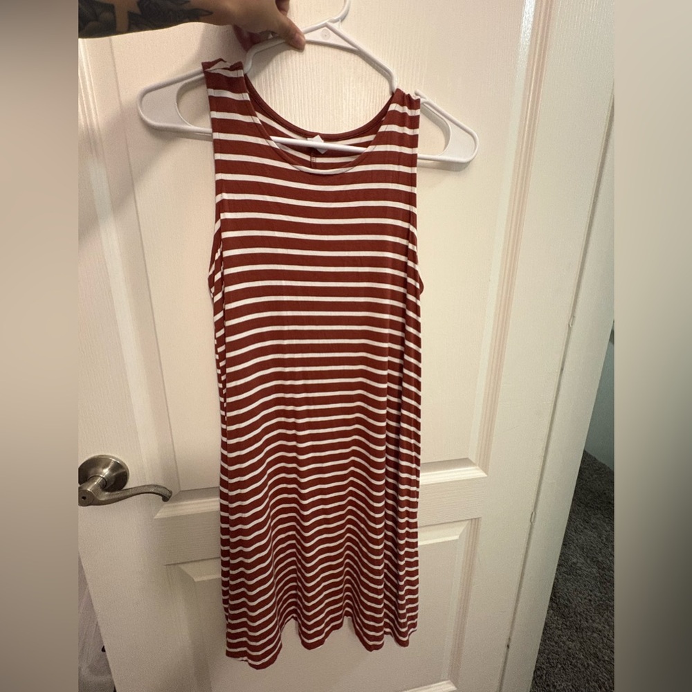Striped Sleeveless Dress